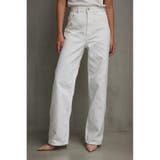 O/WHT1 | AZUL DENIM/ハイウエストワイドデニム | AZUL BY MOUSSY