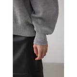 ロゴ刺繍ニットトップス | AZUL BY MOUSSY | 詳細画像31 