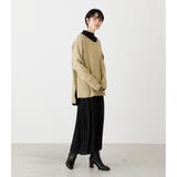 ASYMMETRY NECK LOOSE TOPS | AZUL BY MOUSSY | 詳細画像14