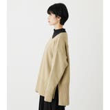 ASYMMETRY NECK LOOSE TOPS | AZUL BY MOUSSY | 詳細画像16