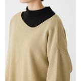 ASYMMETRY NECK LOOSE TOPS | AZUL BY MOUSSY | 詳細画像18