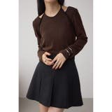 BRN | ホルターレイヤードトップス | AZUL BY MOUSSY