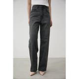 L/BLK1 | AZUL DENIM/ハイウエストワイドデニム | AZUL BY MOUSSY