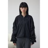 チュールドッキングブルゾン | AZUL BY MOUSSY | 詳細画像27