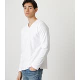 SLUB PILE LONG TEE | AZUL BY MOUSSY | 詳細画像2