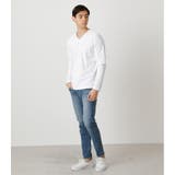SLUB PILE LONG TEE | AZUL BY MOUSSY | 詳細画像4