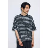 かすれボーダーTシャツ | AZUL BY MOUSSY | 詳細画像2 