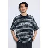 かすれボーダーTシャツ | AZUL BY MOUSSY | 詳細画像3 