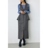 素材アソートペプラムジップジャンスカ | AZUL BY MOUSSY | 詳細画像21 