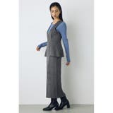 素材アソートペプラムジップジャンスカ | AZUL BY MOUSSY | 詳細画像22 