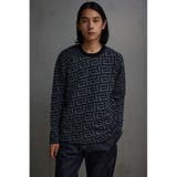 総柄ジャガードニットトップス | AZUL BY MOUSSY | 詳細画像13