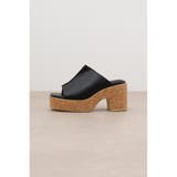 センターシームコルクウェッジサンダル | AZUL BY MOUSSY | 詳細画像14 