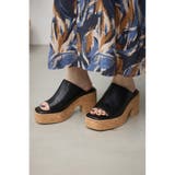 センターシームコルクウェッジサンダル | AZUL BY MOUSSY | 詳細画像11 