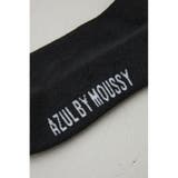 ロゴジャガードミドルソックス | AZUL BY MOUSSY | 詳細画像7 