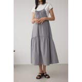 GRY | インナーSETフロントギャザーキャミワンピース | AZUL BY MOUSSY