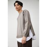 SHIRT LAYERED KNIT TOPS | AZUL BY MOUSSY | 詳細画像22