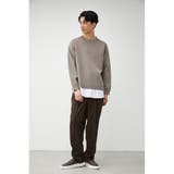 SHIRT LAYERED KNIT TOPS | AZUL BY MOUSSY | 詳細画像24