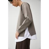 SHIRT LAYERED KNIT TOPS | AZUL BY MOUSSY | 詳細画像23