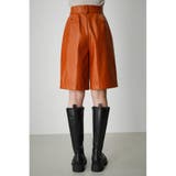 FAUX LEATHER HALF PANTS | AZUL BY MOUSSY | 詳細画像17 