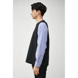 SHIRT LAYERED KNIT TOPS | AZUL BY MOUSSY | 詳細画像16