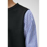SHIRT LAYERED KNIT TOPS | AZUL BY MOUSSY | 詳細画像19