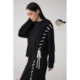 ステッチデザインニットトップス | AZUL BY MOUSSY | 詳細画像17
