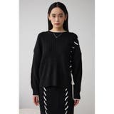 ステッチデザインニットトップス | AZUL BY MOUSSY | 詳細画像19