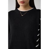 ステッチデザインニットトップス | AZUL BY MOUSSY | 詳細画像22