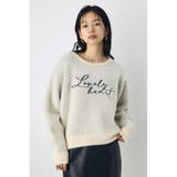 IVOY3 | シャギーアソートロゴニット | AZUL BY MOUSSY