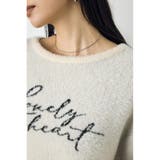 シャギーアソートロゴニット | AZUL BY MOUSSY | 詳細画像7