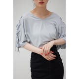 L/GRY1 | ショルダーレースアップカットトップス | AZUL BY MOUSSY