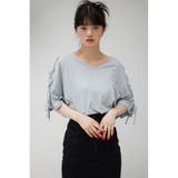ショルダーレースアップカットトップス | AZUL BY MOUSSY | 詳細画像32 