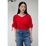 ショルダーレースアップカットトップス | AZUL BY MOUSSY | 詳細画像23