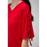 ショルダーレースアップカットトップス | AZUL BY MOUSSY | 詳細画像29