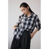 オンブレチェックライトシャツ | AZUL BY MOUSSY | 詳細画像2