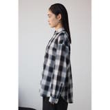 オンブレチェックライトシャツ | AZUL BY MOUSSY | 詳細画像5