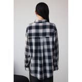 オンブレチェックライトシャツ | AZUL BY MOUSSY | 詳細画像6