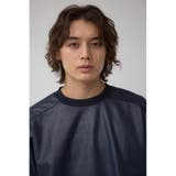レザーライク半袖Tシャツ | AZUL BY MOUSSY | 詳細画像19 