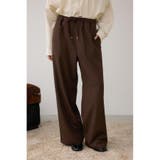 BRN | パッチポケットウエストイージーパンツ | AZUL BY MOUSSY