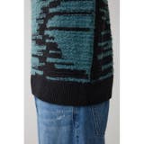 モザイクジャガードニット | AZUL BY MOUSSY | 詳細画像33 