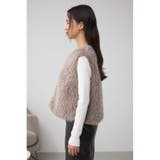 フェイクファ-ベスト | AZUL BY MOUSSY | 詳細画像17 