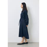 セルロースロングシャツワンピース | AZUL BY MOUSSY | 詳細画像4 