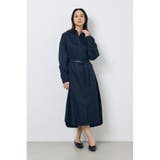 NVY | セルロースロングシャツワンピース | AZUL BY MOUSSY