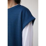 KNIT LIKE VEST SET LONG TEE | AZUL BY MOUSSY | 詳細画像29
