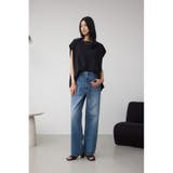 C/T冷感 バックスリットワイドニット | AZUL BY MOUSSY | 詳細画像3 