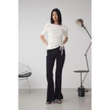 スクエアネックドロストカットトップス | AZUL BY MOUSSY | 詳細画像4 