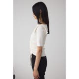 スクエアネックドロストカットトップス | AZUL BY MOUSSY | 詳細画像6 