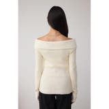 シャギーコンビオフショルダーニット | AZUL BY MOUSSY | 詳細画像7 