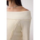 シャギーコンビオフショルダーニット | AZUL BY MOUSSY | 詳細画像9 