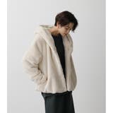 FLUFFY HOODIE SHORT COAT | AZUL BY MOUSSY | 詳細画像2